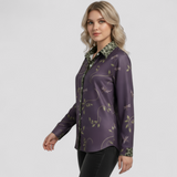 top blouses : Chemisier Femme Léger Polyester top blouses Chemise Décontractée in van Seroa