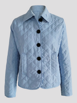 Autumn Collection : Veste Femme en Soie & CCoton Élégante - Confort & Style Intemporel in Bleu ciel van Seroa
