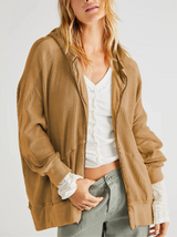 Autumn Collection : Sweat Capuche Femme Ample Coton in Vintage van Seroa