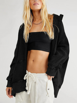 Autumn Collection : Sweat Capuche Femme Ample Coton in Crépuscule van Seroa