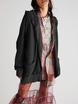 Autumn Collection : Sweat Capuche Femme Ample Coton in van Seroa