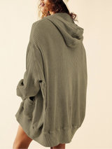 Autumn Collection : Sweat Capuche Femme Ample Coton in van Seroa