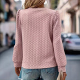 Sweatshirts pour femmes : Sweat Capuche Femme Manches Bouffantes in van Seroa