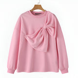 Autumn Collection : Sweat Capuche Femme Automne in Rose van Seroa