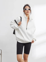 Sweatshirts et hoodies : Sweat Capuche Femme Polyester in van Seroa