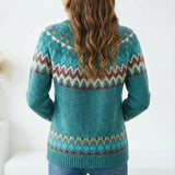 Pull de Noel : Pull Femme Sweatshirt Rétro Noel in van Seroa