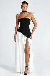 Maxi Dress : Robe Longue Femme Été Coton Fluide Légère Manches Courtes in van Seroa