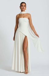 Maxi Dress : Robe Longue Femme Été Coton Fluide Légère Manches Courtes in van Seroa