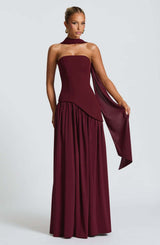 Maxi Dress : Robe Longue Femme Été Coton Fluide Légère Manches Courtes in van Seroa