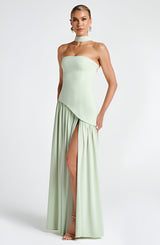 Maxi Dress : Robe Longue Femme Été Coton Fluide Légère Manches Courtes in van Seroa
