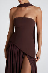 Maxi Dress : Robe Longue Femme Été Coton Fluide Légère Manches Courtes in van Seroa