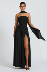Maxi Dress : Robe Longue Femme Été Coton Fluide Légère Manches Courtes in van Seroa