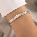 other : Bracelet Femme Ajustable Doré Or Acier Inoxydable Fin et Élégant in Argent 1 van Seroa