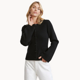 top blouses : Gilet sans Manche Femme Évasé Élégant Boutonné in van Seroa