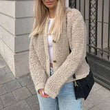 Gilets pour femmes : Veste Femme Décontracté Gilet Peluche in van Seroa
