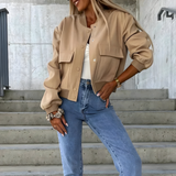 Autumn Collection : Veste Femme Décontracté Coton in van Seroa