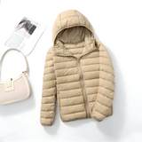 Autumn Collection : Doudoune Femme Polyester Thermique in Beige van Seroa