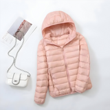 Autumn Collection : Doudoune Femme Polyester Thermique in Rose van Seroa