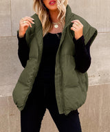 Autumn Collection : Veste Élégante à Manches Tendance Femme Autumn Collection in Vert van Seroa