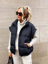 Autumn Collection : Veste Élégante à Manches Tendance Femme Autumn Collection in Noir van Seroa
