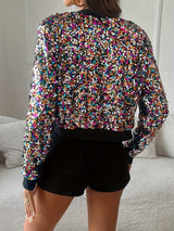 Vestes pour femmes : Bomber Femme Veste Paillettes Look in van Seroa