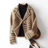 Autumn Collection : Veste Femme Maille Pied-de-poul in van Seroa