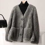 Autumn Collection : Veste Femme Élégant Lin in Gris Sienne van Seroa