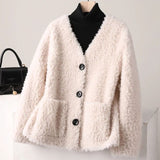 Autumn Collection : Veste Femme Élégant Lin in Blanc sale van Seroa