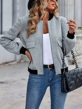 Autumn Collection : Bomber Femme Décontracté Coton in van Seroa