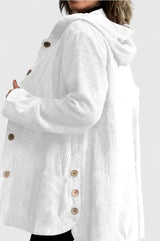 Autumn Collection : Veste Femme Décontracté in Blanc van Seroa
