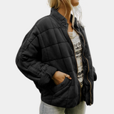 Autumn Collection : Veste Femme Décontracté Décontractée Poches in Noir van Seroa