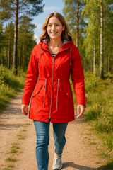 Autumn Collection : Veste Randonnée Femme Légère Déperlante Coupe-Vent pour Activités Outdoor in van Seroa