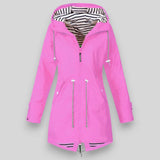 Autumn Collection : Veste Randonnée Femme Légère Déperlante Coupe-Vent pour Activités Outdoor in Rose van Seroa