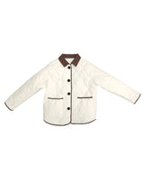 Vestes pour femmes : Veste Femme Printemps Élégant in Beige van Seroa