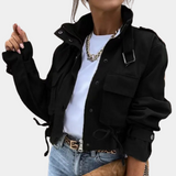 Autumn Collection : Veste Femme Casual Autumn Collection Mode Femme in Noir van Seroa