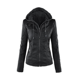 Autumn Collection : Veste Femme Décontracté Uni Unie in Noir corbeau van Seroa