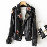 Autumn Collection : Veste Femme Cuir Estival in Noir Nuit van Seroa