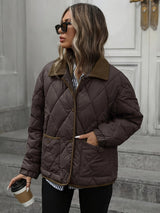 Vêtements d'extérieur pour femmes : Veste Femme Printemps Mode Féminine in Vert Olive van Seroa