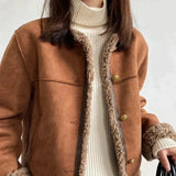 Autumn Collection : Veste Femme Élégant Daim in van Seroa