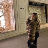 Manteaux et vestes pour femmes : Veste Fourrure Femme Fausse Élégant in van Seroa