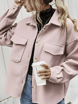 Autumn Collection : Veste Femme Polyester Popular in Rose van Seroa