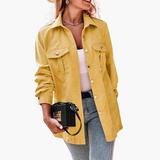 Vestes et manteaux pour femmes : Veste Femme Velours Côtelé in van Seroa
