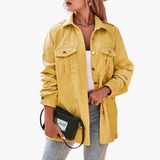Vestes et manteaux pour femmes : Veste Femme Velours Côtelé in van Seroa
