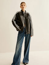 Vestes et manteaux pour hommes : Veste Cuir Femme Lin in van Seroa