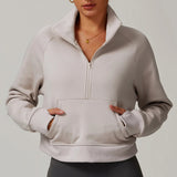 Autumn Collection : Veste Femme Capuche Confortable Polair in Blanc van Seroa