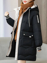 Autumn Collection : Veste Femme Manteau Hiver in Noir van Seroa