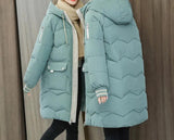 Autumn Collection : Veste Femme Manteau Hiver in Vert clair van Seroa