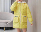 Autumn Collection : Veste Femme Manteau Hiver in Jaune clair van Seroa