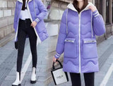 Autumn Collection : Veste Femme Manteau Hiver in Violet van Seroa