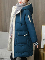 Autumn Collection : Veste Femme Manteau Hiver in Vert foncé van Seroa